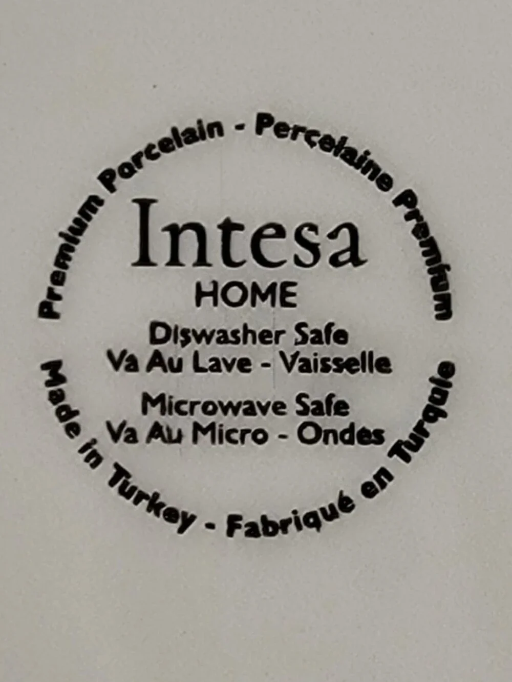 Intesa IHM4 Va Au Lave Vaiselle Porcelain Dinner Pasta Bowls Salad Plates Set